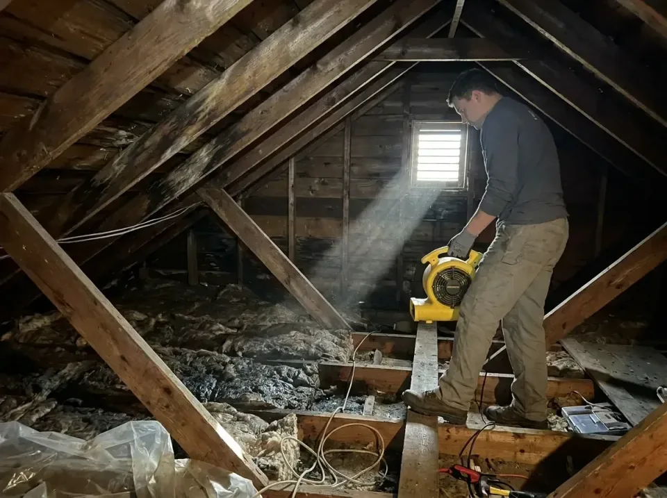 attic-water-damage-drying-proc-007 — frequently asked questions, Emergency Water Extraction & 24/7 Flood Response in East Ba…